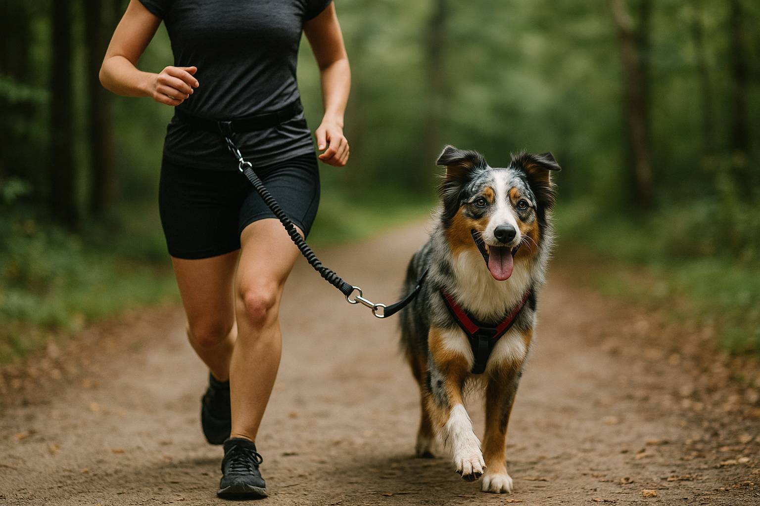 Les bienfaits du canicross avec votre berger australien : conseils pour débuter