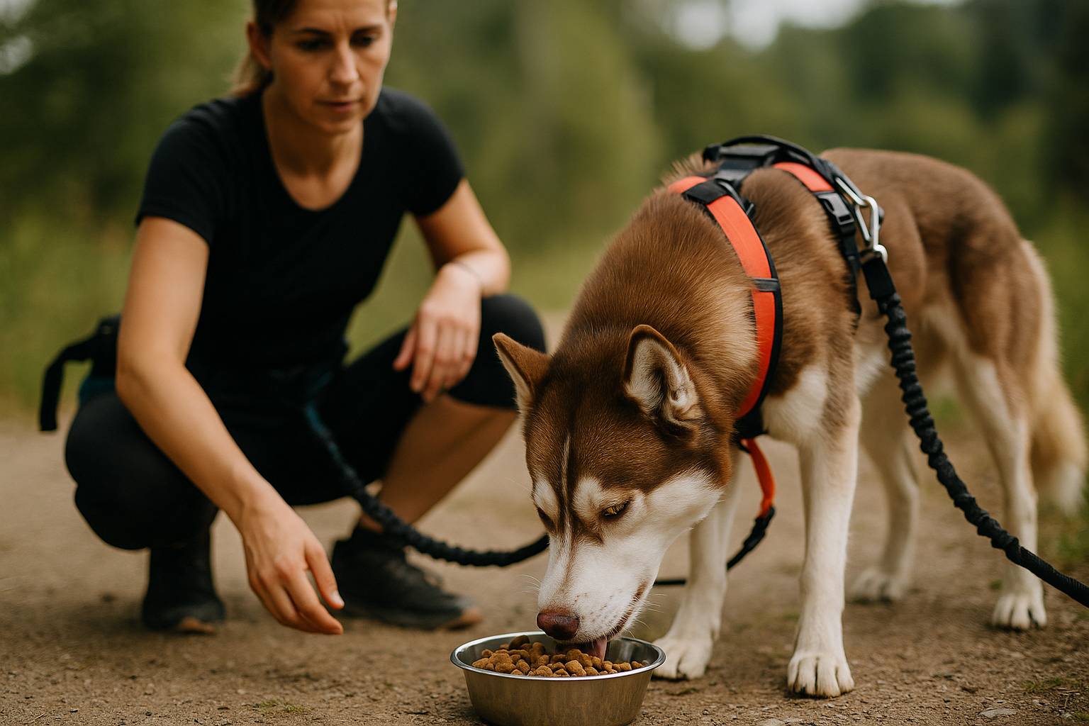 Canicross et alimentation : que donner à votre chien pour optimiser ses performances
