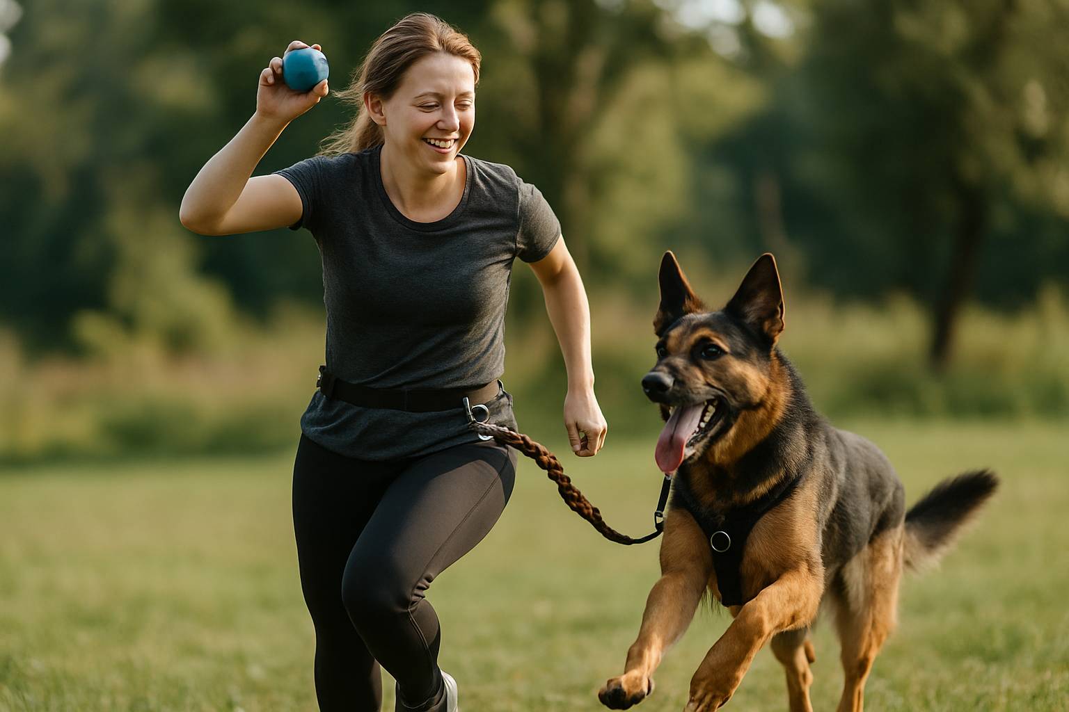 Histoires de terrain : quand un simple jeu de balle se transforme en séance de canicross improvisée